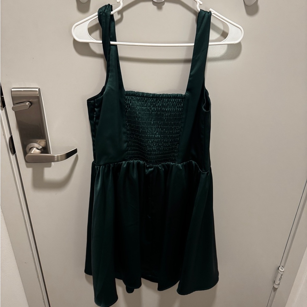 Wild Fable Deep Green Velvet Dress